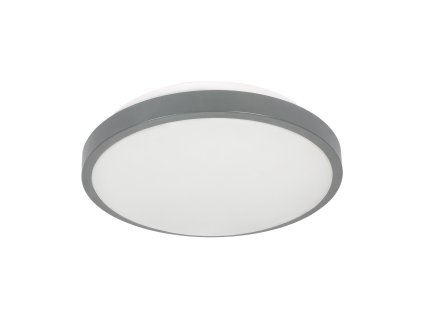 Stropna svetilka s senzorjem gibanja, 2x60W, IP54, siva