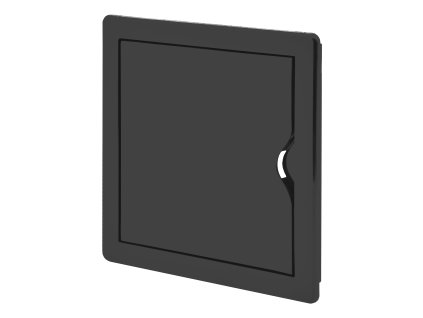 Črna kontrolna vrata 15x15 cm