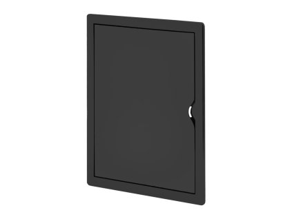 Črna revizijska vrata 20x25 cm