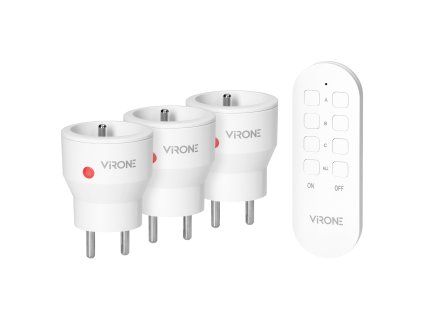 Brezžične vtičnice z daljinskim, 3+1, 2300W