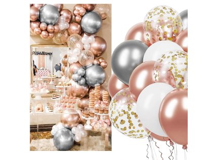 PS0044 DEKORATIVNI SET - BALONI 50 KOS.