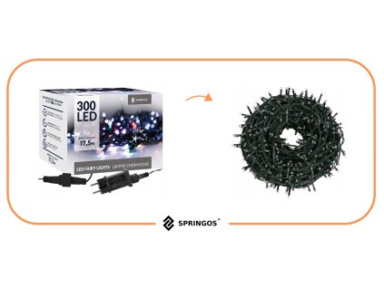 CL4084 BOŽIČNA OSVETLITEV FLASH 300 LED