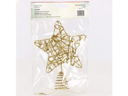 62600 ca0785 ozdoba swiateczna gwiazda 14x27 cm M0