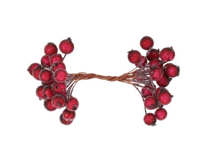 UMETNE ZMRZNJENE TEMNO RDEČE JEREBIKE ? 12 MM 10-11 CM 100 KOS