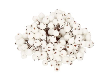 19730 ca0743 jarzebina sztuczna mrozna biala 12 mm 10 11 cm 100 szt M0