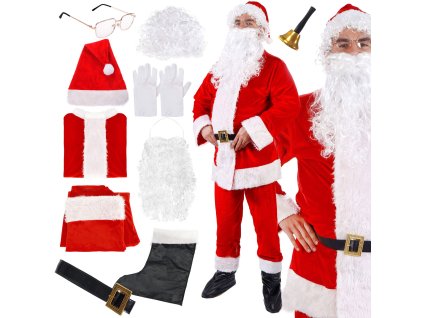 150475 ca1038 stroj sw mikolaja z dzwonkiem premium 10 elem M0