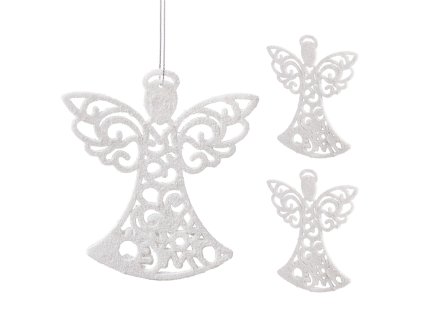 26066 ca0040 ozdoby choinkowe aniolki 10 cm 3 szt M0