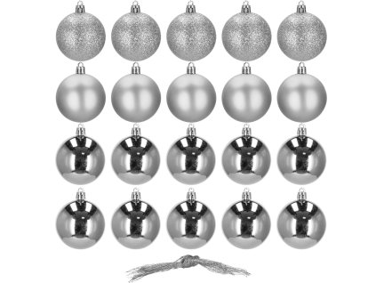 CA0095 BOŽIČNE KROGLE 4 CM 20 KOS.