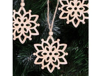 6646 ca0660 ozdoba drewniana 6 sztkwiatek M0