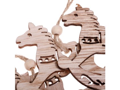 CA0663 LESENA OKRASITEV 6 KOS.(JELEN)