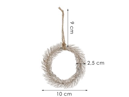 CA1209 BOŽIČNI OKRASEK 10 CM