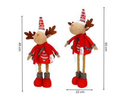 CA1240 BOŽIČNI OKRAS RUSA 65 CM