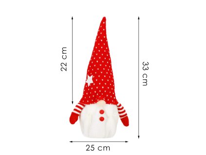 106690 ca1246 ozdoba swiateczna skrzat 34 x 17 cm M0