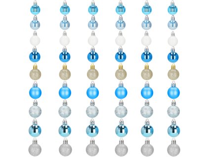 111380 ca1129 bombki choinkowe 3 cm 54 szt M0