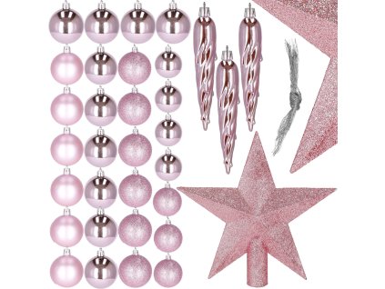 150159 ca1145 zestaw bombek choinkowych 33 szt M0