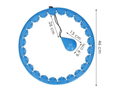 115126 fa1071 hula hop z obciazeniem M0