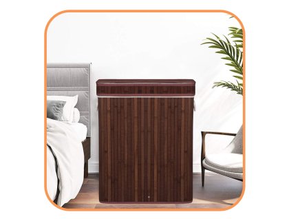 HA0067 BAMBUSOVA KOŠARA ZA PERILO