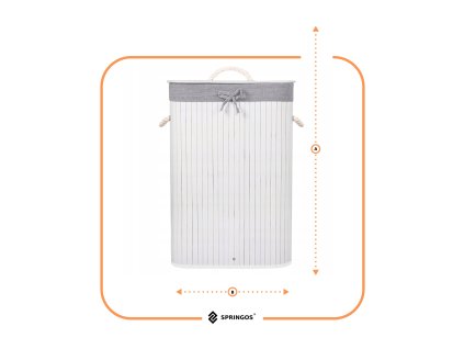 HA0076 BAMBUSOVA KOŠARA ZA PERILO