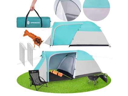 PT029 KAMPING ŠOTOR 345 X 185 X 125 CM