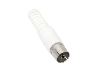 Bele dolge ravne antenske vtičnice