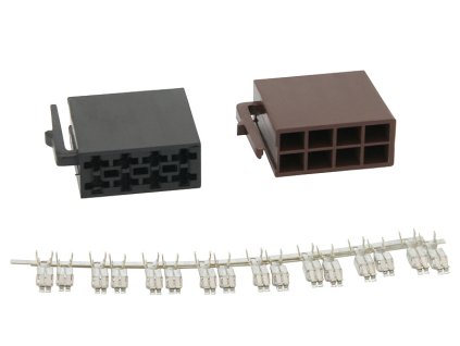 ISO vtič 8x2PIN s ohišji in pini