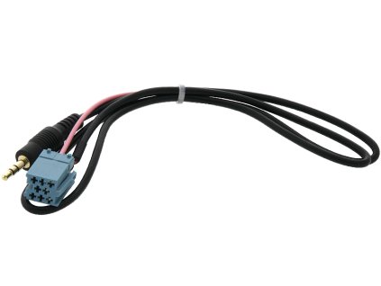 AUX kabel Mini-ISO na jack 3,5 mm z adapterjem
