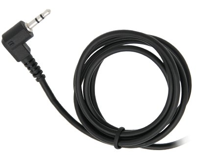 Kotna priključnica Jack 2,5mm s kablom 0,4m.