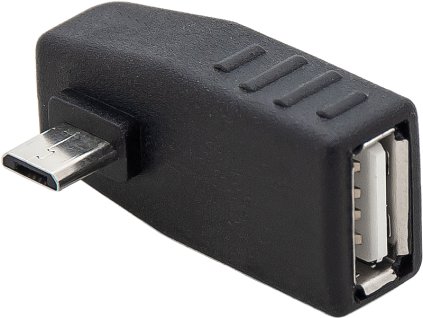 USB na micro USB adapter s kotom 90°