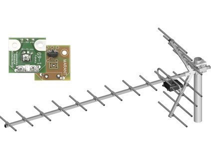 TV antena DVB-T "Yaga" 19-elementni +SYM