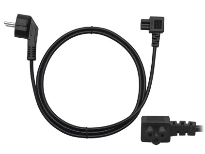 Napajalnik za prenosnik z kotnim priključkom 3m