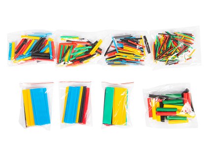 Komplet termo skrčljivih cevk 328 kos.