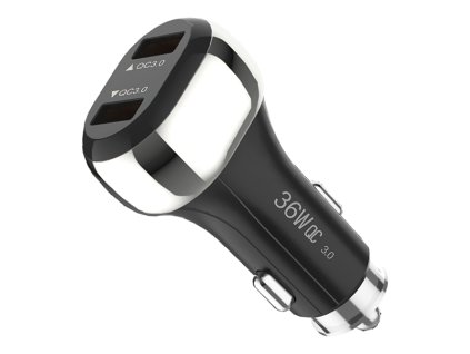 36W dvojni USB avtopolnilec