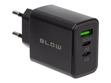 Stenski hitri polnilec USB + USB-C 40W 76-025-