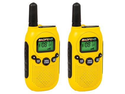 PMR radijska postaja 2W dvopaket rumena
