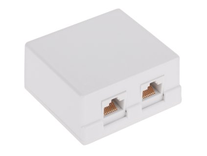 Telefonska vtičnica 2xRJ45 (8P8C) HQ CAT5,E