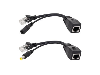 PoE adapter - napajanje prek LAN za AP, USMERJEVALNIK črn E4653