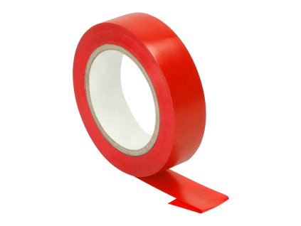 Izolacijski trak, negorljiv, rdeč, širok 15mm, debel 0.13mm, dolg 10m