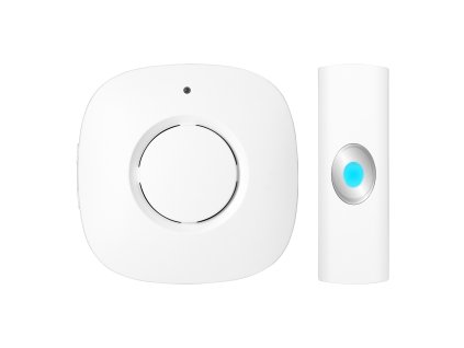 KALA AC, brezžični zvonec na omrežno napajanje, učni sistem, 38 zvokov, 250 m, bela