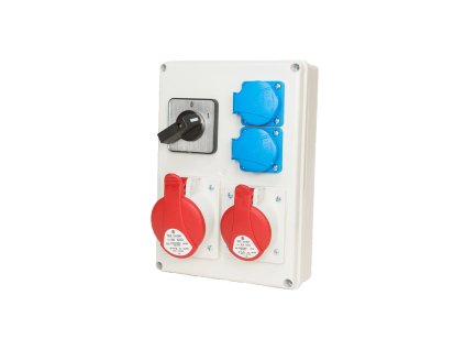 Industrijska vtičnična distribucijska enota IP44 3-v-1