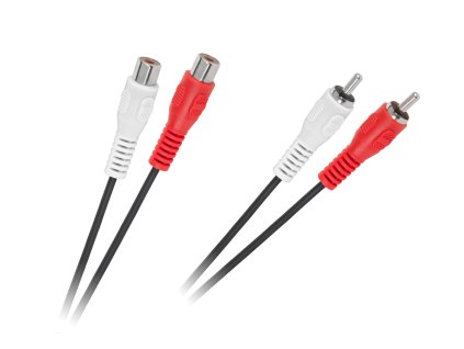 Kabel 2 x vtič RCA - 2 x vtičnica RCA 10 m