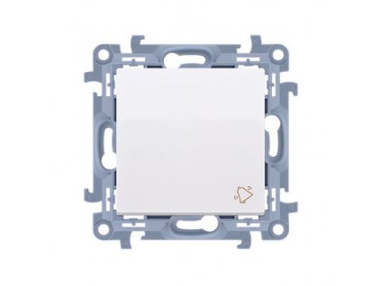 Gumb stikalo Simon 10 zvonec modul beli