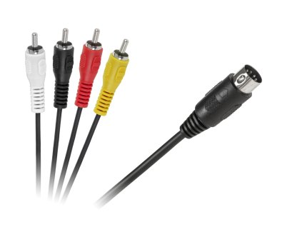 Kabel DIN5 - RCA 4x, 1,8m KPO2796-1,8