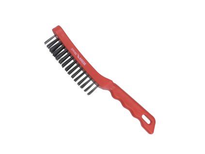 Žična krtača 5 vrstična, DEDRA 2001P02 jeklo, 270 mm, plastični ročaj