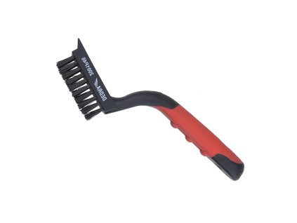 Žičasta krtača 5 vrstna, DEDRA 2001P46 najlon, 180 mm, dvomaterialni ročaj