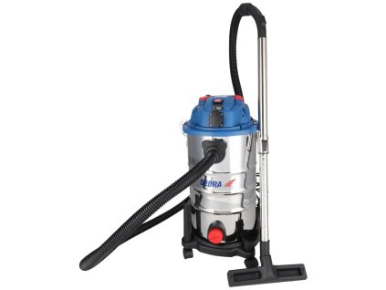 Sesalnik z vibrirnikom za suho/mokro čiščenje DEDRA DED6615, 1600W, posoda 30 l, kovinska teleskopska cev