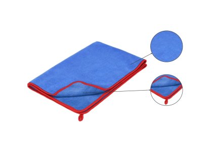 Mikrofibra brisača za sušenje avtomobila DEDRA 2001A30, dimenzije 60x90 cm, gramatura 450 g/m?