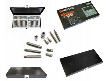 Set imbusnih, spline in torx bitov 42 kosov.