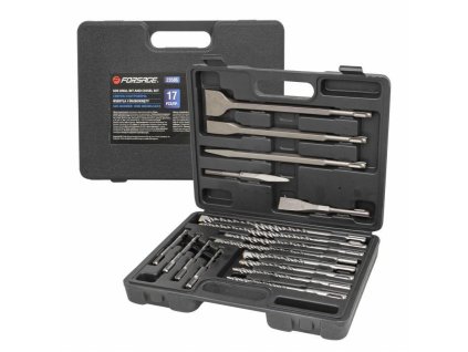 set of sds chisels and bits 17 el