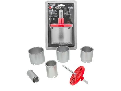 Set krožnih svedrov za ploščice in gres 7 kosov 33, 53, 67, 73, 83 mm