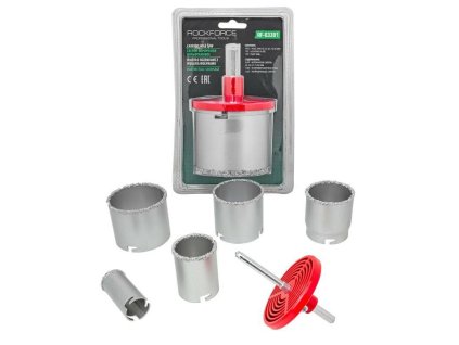 Set svedrov za ploščice in gres 7 kosov 33 53 67 73 83 mm